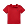 Baby Boys Cotton Crewneck Embroidered Pony T Shirt