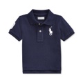 Baby Boys Cotton Mesh Pony Logo Polo Shirt