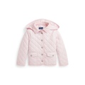 Toddler And Little Girls Quilted Water Repellent Barn Jacket