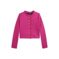 Toddler And Little Girls Ruffled Ponte Cardigan