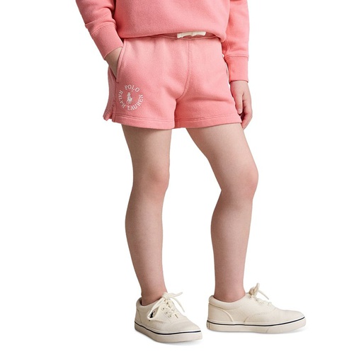 폴로 랄프로렌 Toddler and Little Girls Big Pony Logo Cotton Terry Shorts