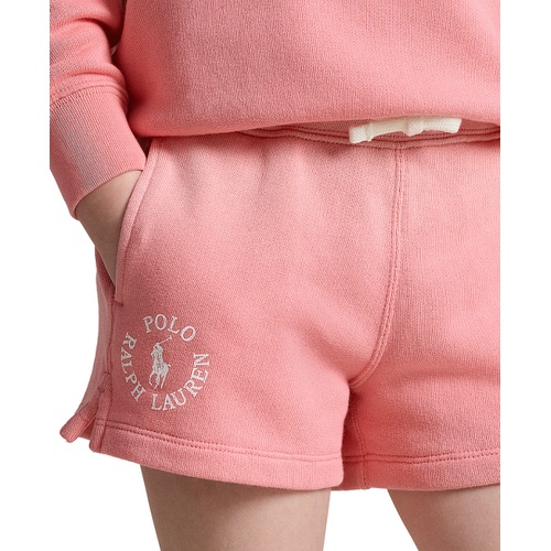 폴로 랄프로렌 Toddler and Little Girls Big Pony Logo Cotton Terry Shorts