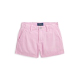 Toddler and Little Girls Cotton Chino Shorts