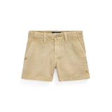 Toddler and Little Girls Cotton Chino Shorts