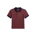 Toddler and Little Boys Striped Soft Cotton Polo Shirt