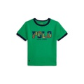 Toddler and Little Boys Corduroy-Logo Cotton Jersey Tee