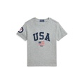 Toddler and Little Boys Team USA Cotton Jersey Tee