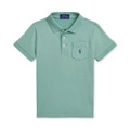 Toddler and Little Boys Cotton Jersey Pocket Polo Shirt