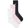 Little & Big Girls 3-Pk. Ribbed Socks