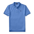 Big Boys Cotton Mesh Logo Polo Shirt