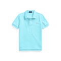 Big Boys Cotton Mesh Logo Polo Shirt