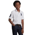 Big Boys Big Pony Cotton Mesh Short Sleeve Polo