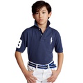 Big Boys Big Pony Cotton Mesh Short Sleeve Polo