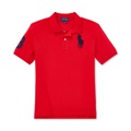 Big Boys Big Pony Cotton Mesh Short Sleeve Polo