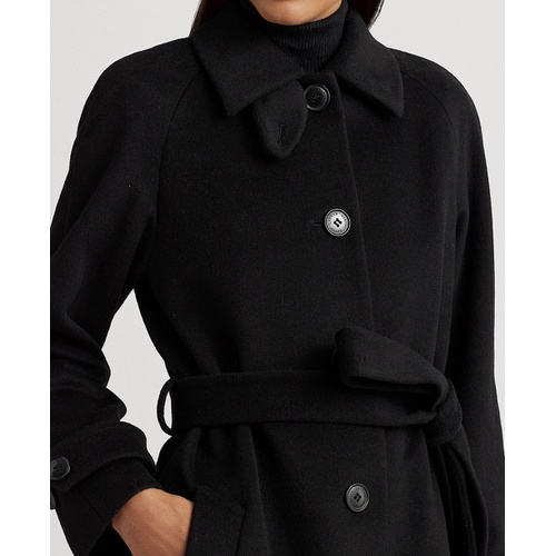 폴로 랄프로렌 Womens Single-Breasted Belted Maxi Coat