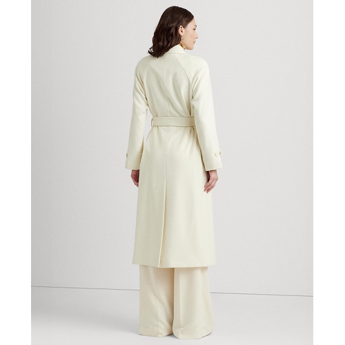 폴로 랄프로렌 Womens Single-Breasted Belted Maxi Coat