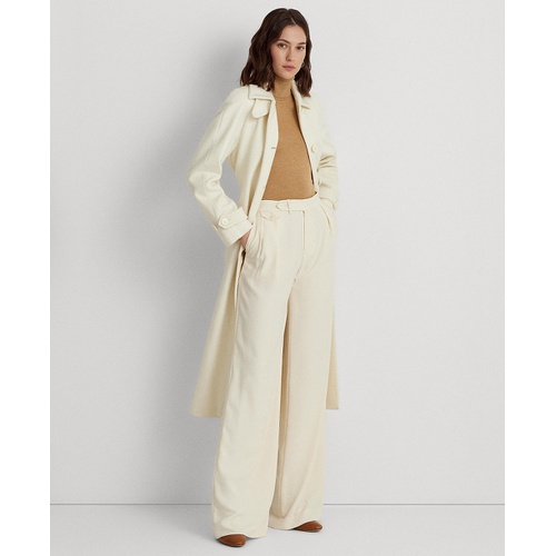 폴로 랄프로렌 Womens Single-Breasted Belted Maxi Coat