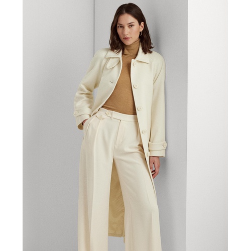 폴로 랄프로렌 Womens Single-Breasted Belted Maxi Coat