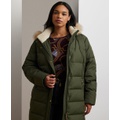 Plus Size Faux-Fur-Trim Hooded Puffer Coat