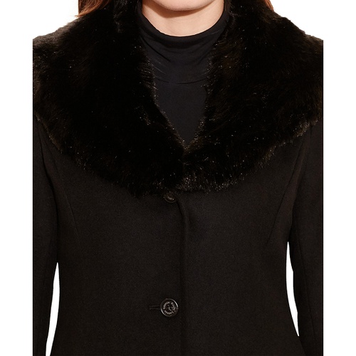 폴로 랄프로렌 Petite Faux-Fur-Collar Coat