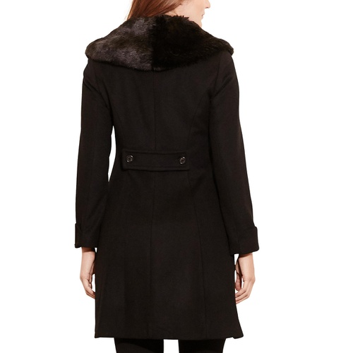 폴로 랄프로렌 Petite Faux-Fur-Collar Coat