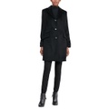 Womens Single-Breasted Walker Coat