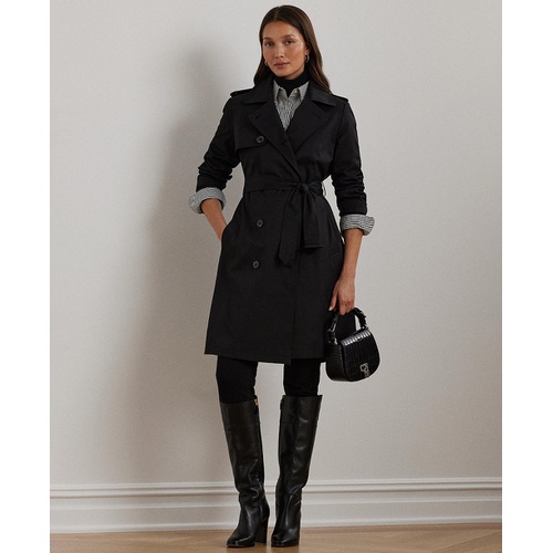 폴로 랄프로렌 Petite Belted Water-Resistant Trench Coat