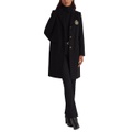 Womens Single-Breasted Peacoat