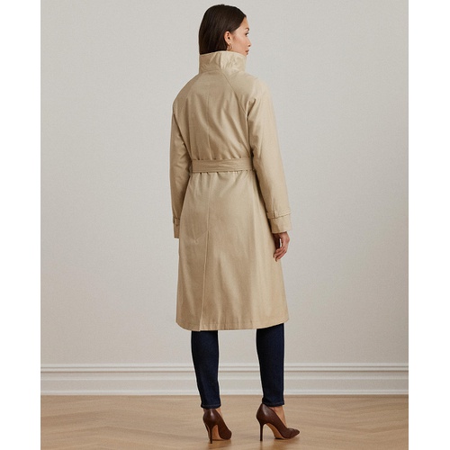 폴로 랄프로렌 Womens Double-Breasted Belted Trench Coat