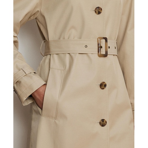 폴로 랄프로렌 Womens Double-Breasted Belted Trench Coat