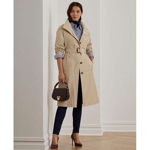 폴로 랄프로렌 Womens Double-Breasted Belted Trench Coat