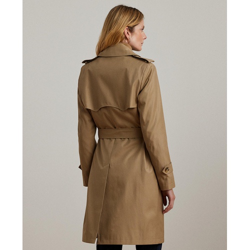 폴로 랄프로렌 Womens Belted Water-Resistant Trench Coat