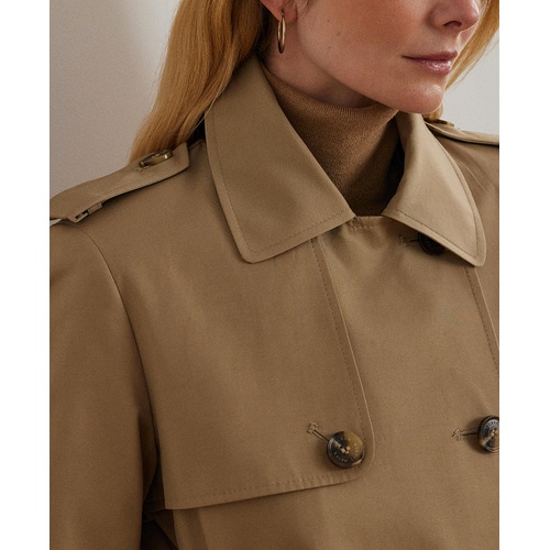 폴로 랄프로렌 Womens Belted Water-Resistant Trench Coat