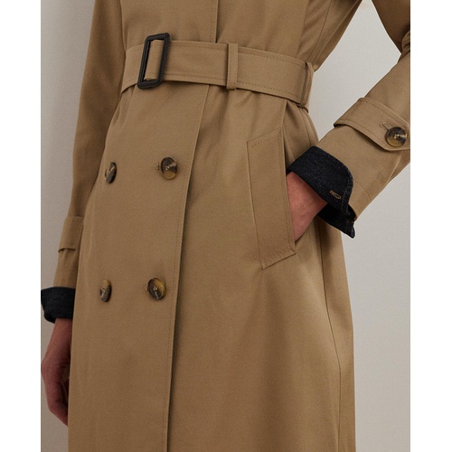 폴로 랄프로렌 Womens Belted Water-Resistant Trench Coat