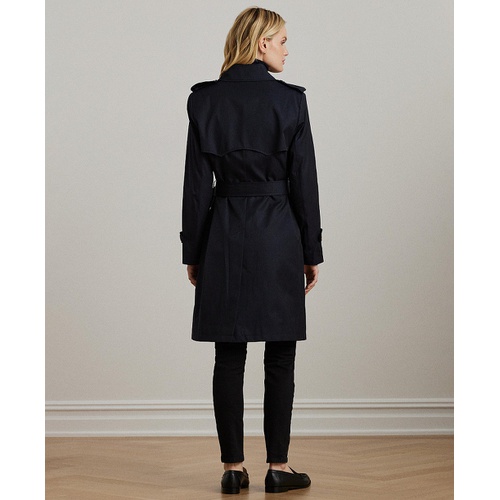 폴로 랄프로렌 Womens Belted Water-Resistant Trench Coat