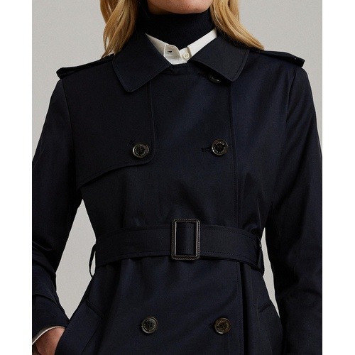 폴로 랄프로렌 Womens Belted Water-Resistant Trench Coat