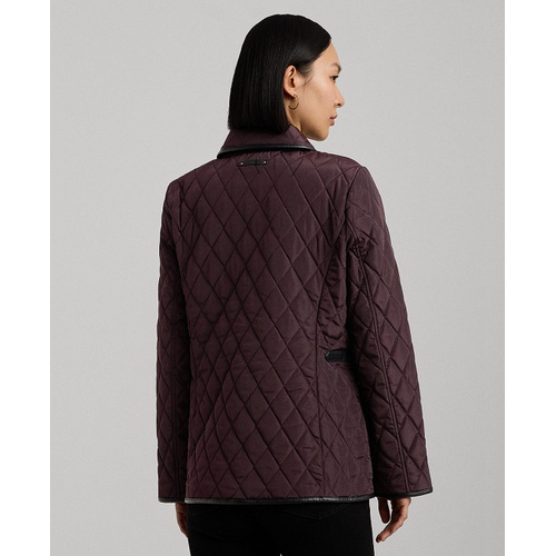 폴로 랄프로렌 Womens Quilted Velboa-Lined Coat