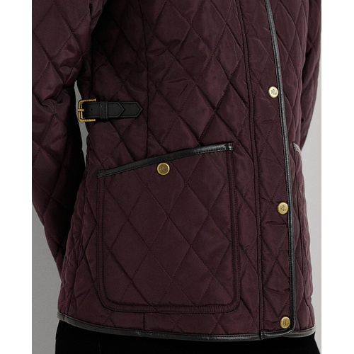 폴로 랄프로렌 Womens Quilted Velboa-Lined Coat