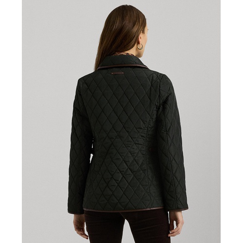 폴로 랄프로렌 Womens Quilted Velboa-Lined Coat