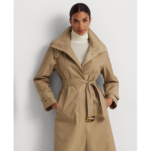 폴로 랄프로렌 Womens Stand-Collar Maxi Trench Coat