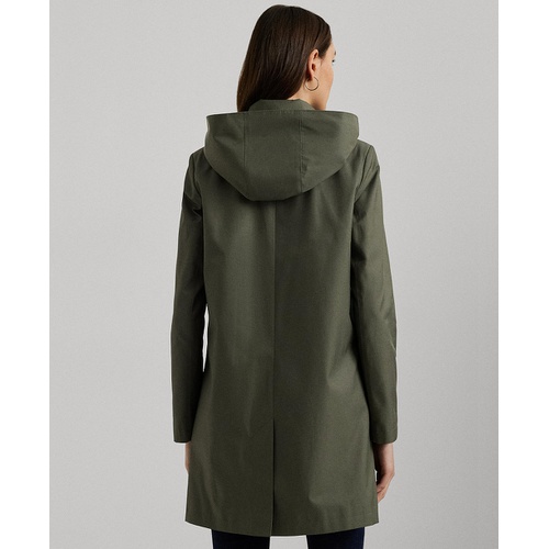 폴로 랄프로렌 Womens Hooded A-Line Raincoat