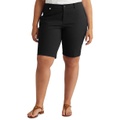 Plus-Size Stretch Cotton Shorts