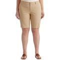 Plus-Size Stretch Cotton Shorts