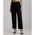 Double-Faced Stretch Cotton Ankle Pants