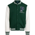 Mens Fleece Letterman Jacket