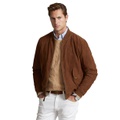 Mens Suede Bomber Jackett