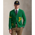 Mens Cotton Letterman Cardigan