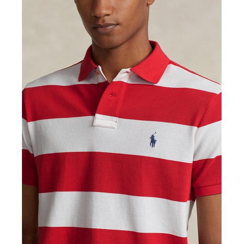 폴로 랄프로렌 Mens Classic-Fit Striped Mesh Polo Shirt