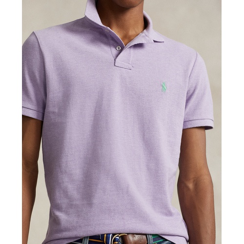 폴로 랄프로렌 Mens Cotton Custom Slim Fit Mesh Polo Shirt