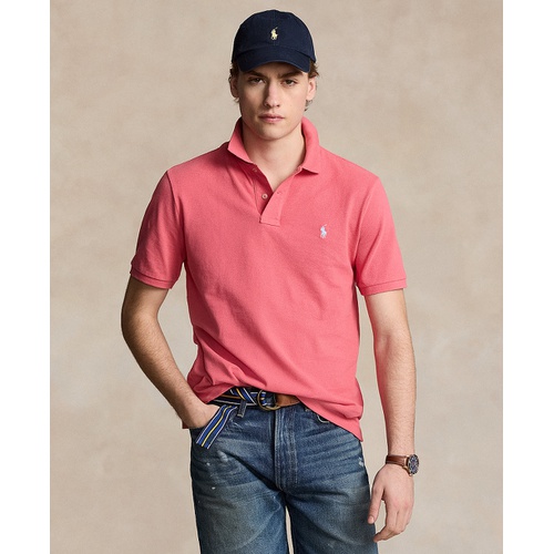 폴로 랄프로렌 Mens Cotton Custom Slim Fit Mesh Polo Shirt